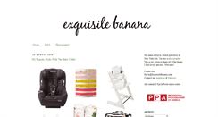 Desktop Screenshot of exquisitebanana.com