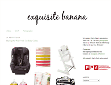 Tablet Screenshot of exquisitebanana.com
